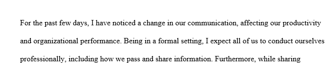 Utilizing the concepts from this unit draft an email to your colleagues explaining the importance of communication and how to effectively