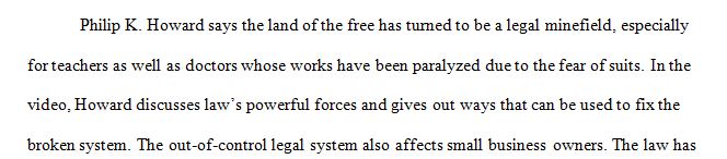 View Philip Howard’s Four Ways to Fix a Broken Legal System