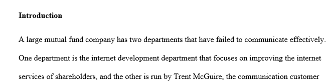 What can McGuire do to facilitate effective communication between his department and the Internet development team?