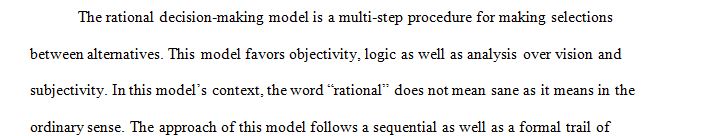 Write a 700- to 1,050-word paper on decision making.