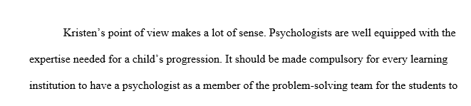 Write a peer response to Kristen’s discussion post, Abby’s discussion post, and Hayley’s discussion post.