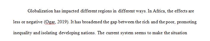 Discuss globalization and decision-making