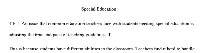 How would you prepare a high school student with learning disabilities to write reports?