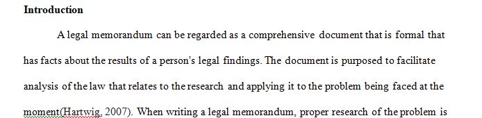 Legal memoranda (“memos”) are a staple of the legal field