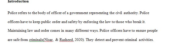 This chapter addressed numerous forms of stress and threats to the wellbeing of police officers