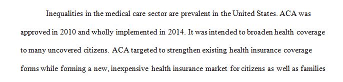 he Affordable Care Act and the implications for the healthcare industry.