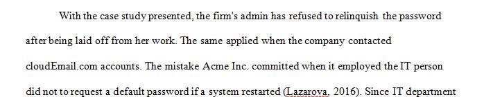 An IT administrator for Acme Inc., a small anvil manufacturing company