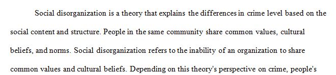 Chapter 8 of Vold's Theoretical Criminology discusses social disorganization