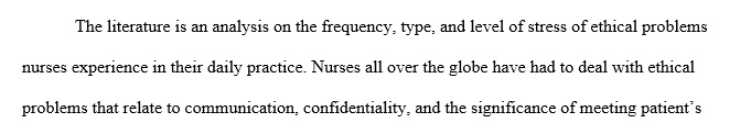 Discuss how the ethical issue featured in the article/resource may impact nursing practice or healthcare.