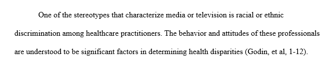 Identify in media a specific social/cultural stereotype related to a career/job.