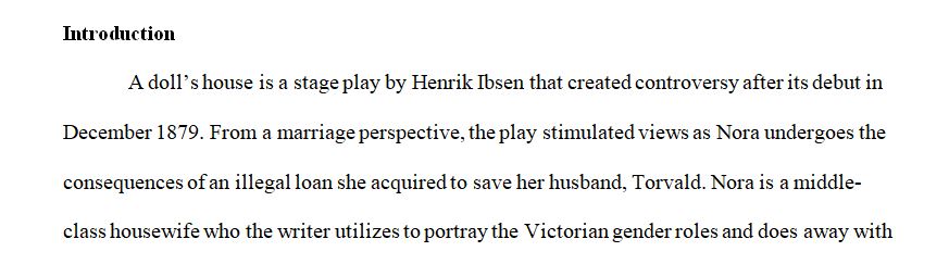 Is Nora a victim of her father and her husband as she claims in Act III of A Doll’s House