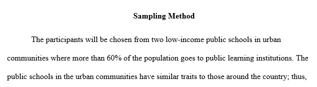 Participant Selection and Sampling Procedures: Explain how you will select your sample.