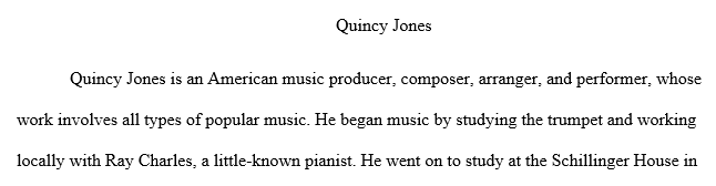 Quincy jones