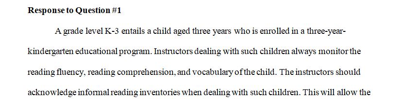 Reading selections and strategies must be differentiated to meet the needs of a range of student abilities.