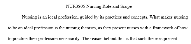 Select a nurse theorist and write a paper describing the background of the theorist, the theory, and its application to nursing practice.