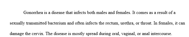 Select a sexually transmitted infection (STI) and do research on it. What is the etiology of the selected STI