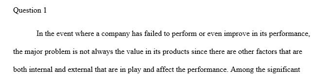 Using shifts in supply and demand curves, describe a change in the industry in which your firm operates.