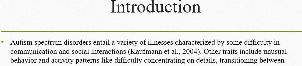 Using the disorder from your Week 4 Clinical Intervention paper create a PowerPoint presentation on that disorder that covers the