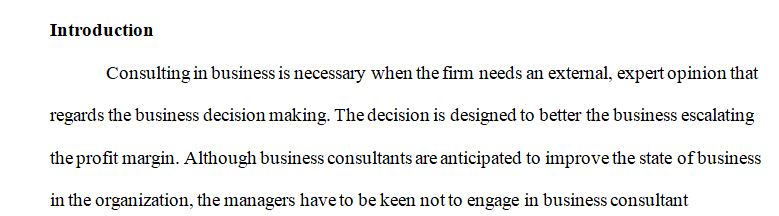 What are some reasons why you personally might say no to a consulting opportunity