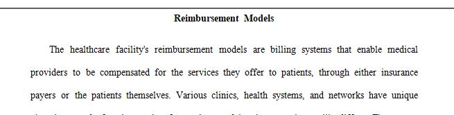 What major reimbursement models do you have experience with