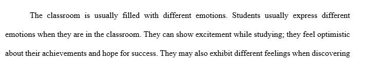 Write up on a Feelings Theme and the length of time the class will spend on that unit.