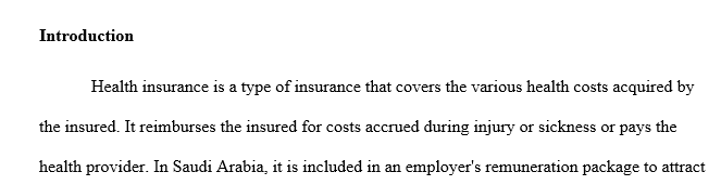 You have been asked by your employer to create a handout to educate employees on the benefits and requirements of health insurance.