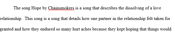 Analyze the lyrics and discuss the apparent cause of the failed relationship.