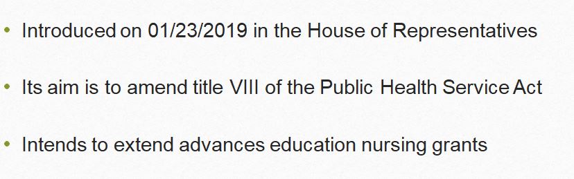 Assess the impact of health legislation on nursing practice