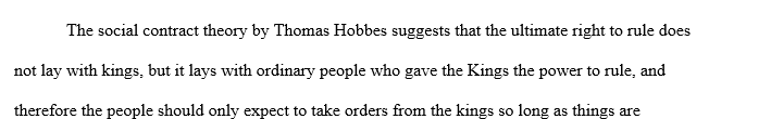 Can we justify (defend) V’s activities based on Hobbes’ theory of the social contract?