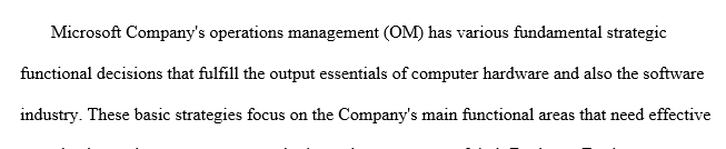 Discuss any FOUR of the functional strategies used by the company, also compare it’s strategies with it’s competitors