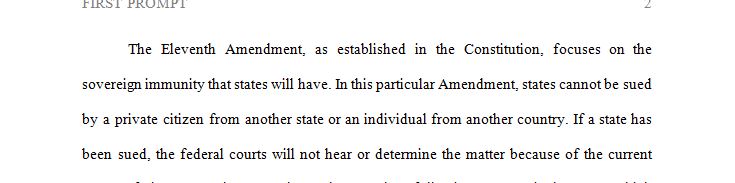 Explain how the holding of Chisholm v. Georgia led to the Eleventh Amendment.