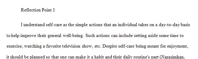 How your self-care affects your student practice.