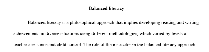 In 250-500 words, discuss the balanced literacy approach of phonics and whole language and its viability for teaching reading in the classroom environment.