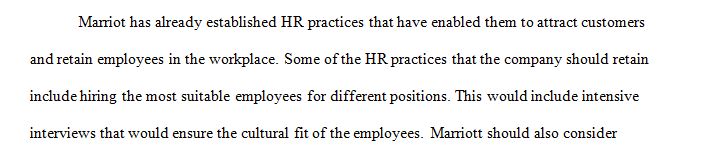 Read the Managing People Marriott HR Practices