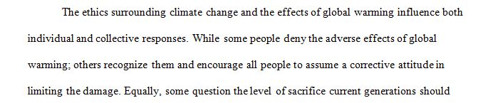 Respond to The Moral Dilemma of Climate Change 