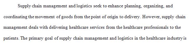 The Health Care Operations Management textbook introduces four cornerstones to logistics and supply chain management