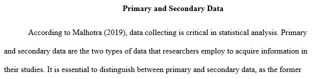 What are the differences between primary and secondary data, and qualitative and quantitative research techniques?