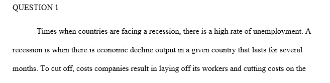 What are the main causes of Unemployment? Do you agree that technological up-gradation in any industry may cause unemployment in that industry?