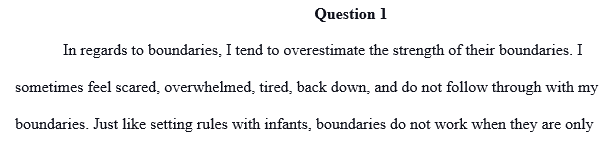 What is one area that you struggle with personally in regards to boundaries? How can you practice setting these boundaries for yourself?