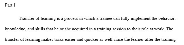 Why are peer support and supervisor support important to the transfer of training process?